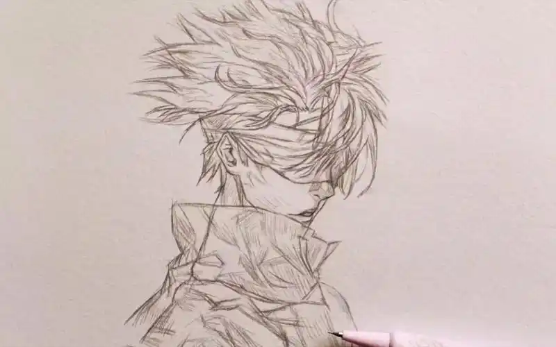 动漫男生这样画是不是很简单呢?有手就行,快来和我一起画