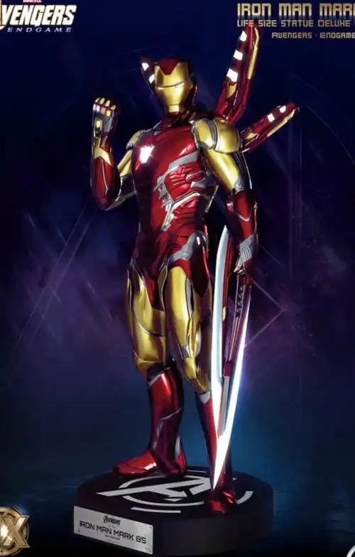 野兽国复仇者联盟11比例钢铁侠马克85雕像模型