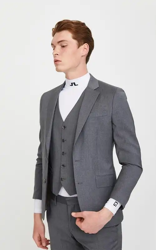 jlindeberg金林德伯格秋冬修身羊毛商务休闲西装外套西服男潮流