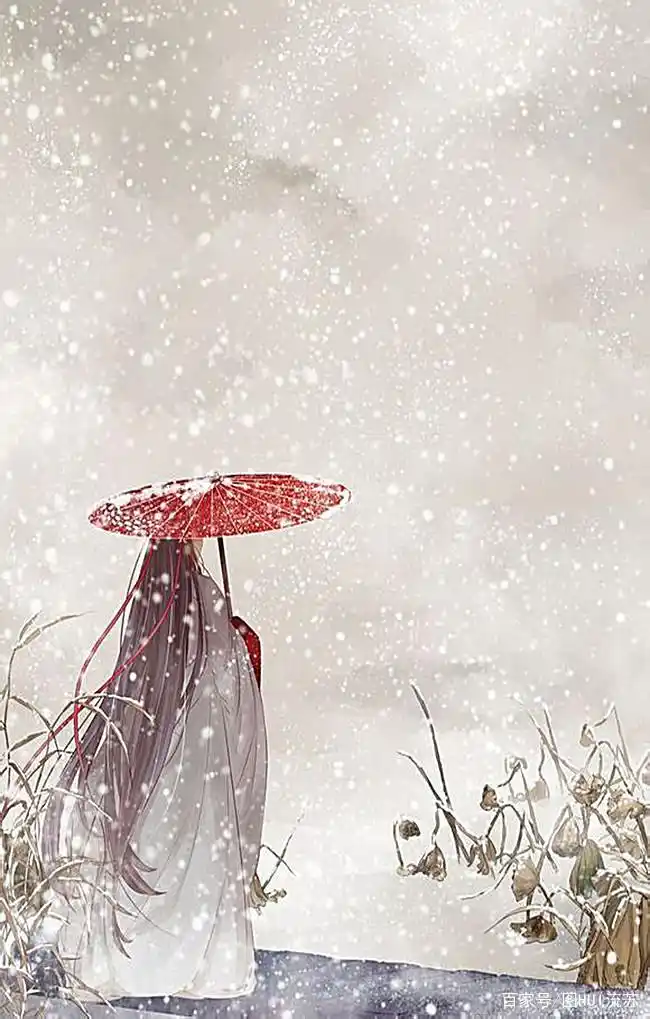 古风雪意唯美意境壁纸 以雪为令 这个冬天开始了