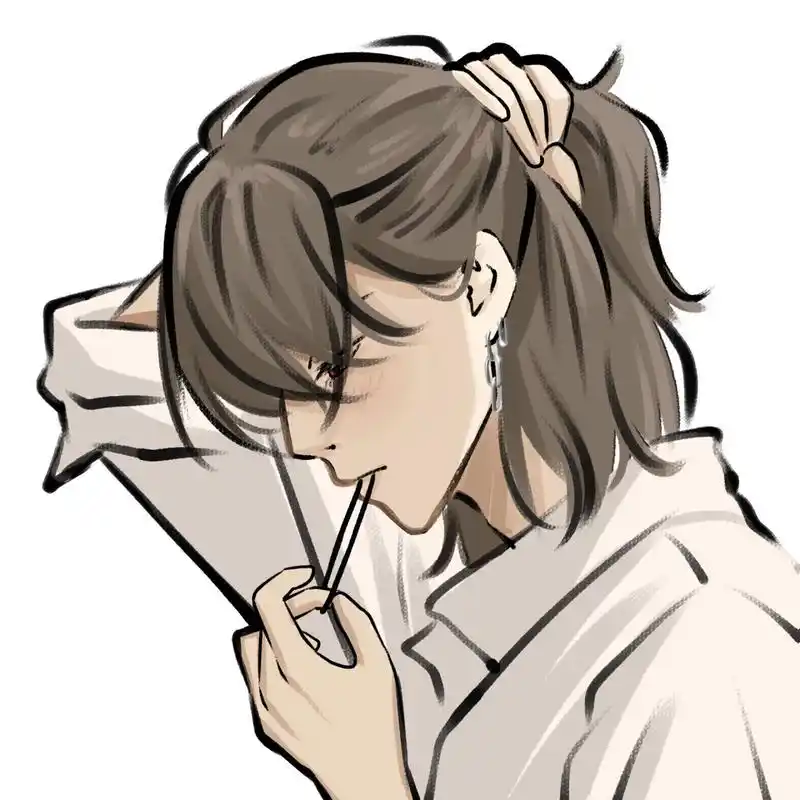 更更/中性风 画了一个好酷的小姐姐 可头像 大家觉得哪个发色好看