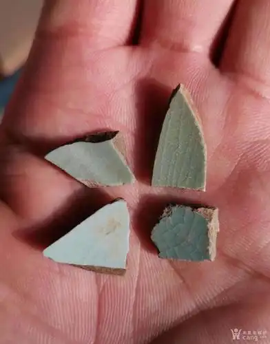 北宋 清凉寺汝官窑天青釉标本