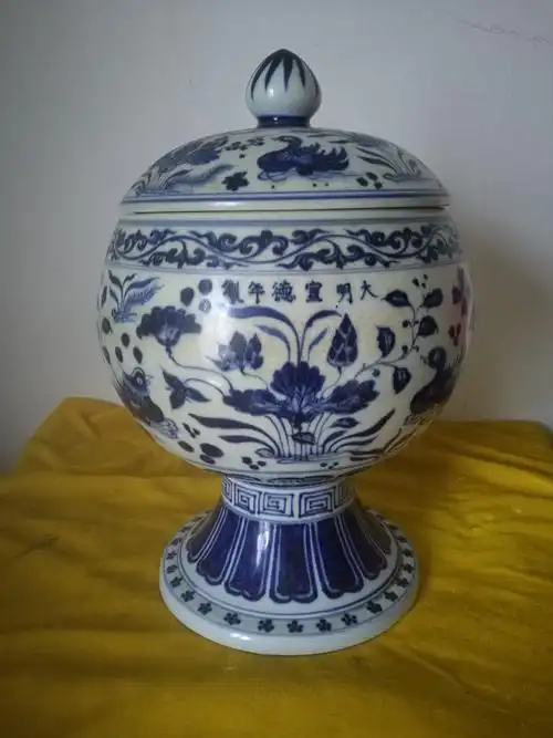 明宣德青花瓷中的大豆与小豆 写美篇豆是瓷器中的一种造型,以明永宣居