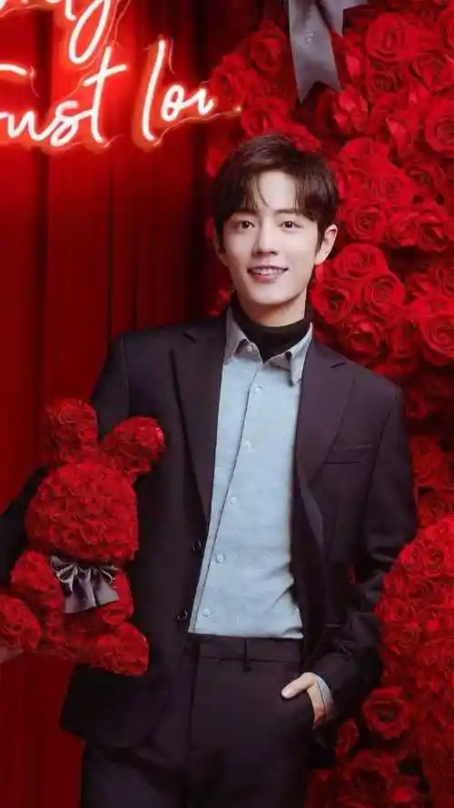 2021红色肖战,2021有钱哥哥壁纸