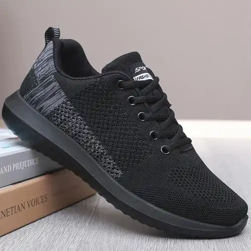 网面透气中老年人男士老北京布鞋男单鞋爸爸鞋软底防滑运动休闲鞋