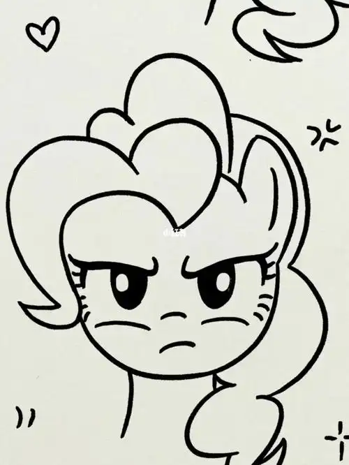 临摹  #小马宝莉碧琪  #小马宝莉  #眼回手不会系列原作者 :#jin芯眄