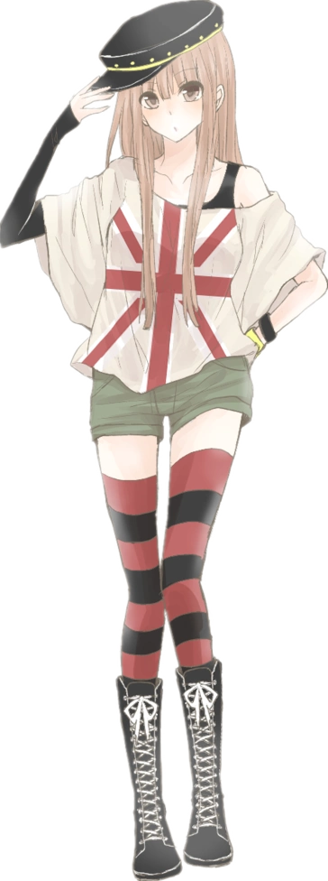 日本青春动漫美女人物免抠素材图