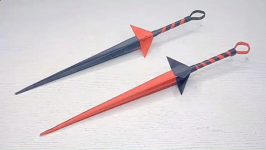 忍者苦无折纸教程