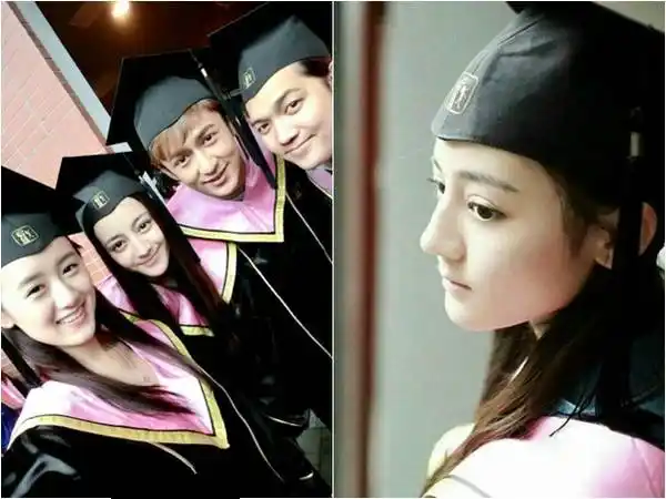 迪丽热巴大学毕业照曝光 素颜宛若初恋的模样