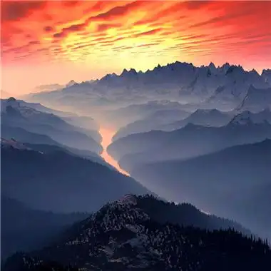 2023年最好旺财山水风景图片头像