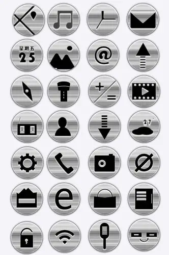 黑白灰简洁图标 - 原创作品 - 站酷(zcool)