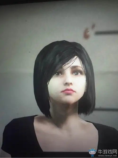 gta5黑色短发妹子捏脸数据