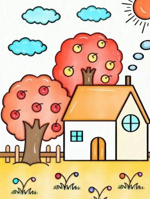 简单好看的风景画