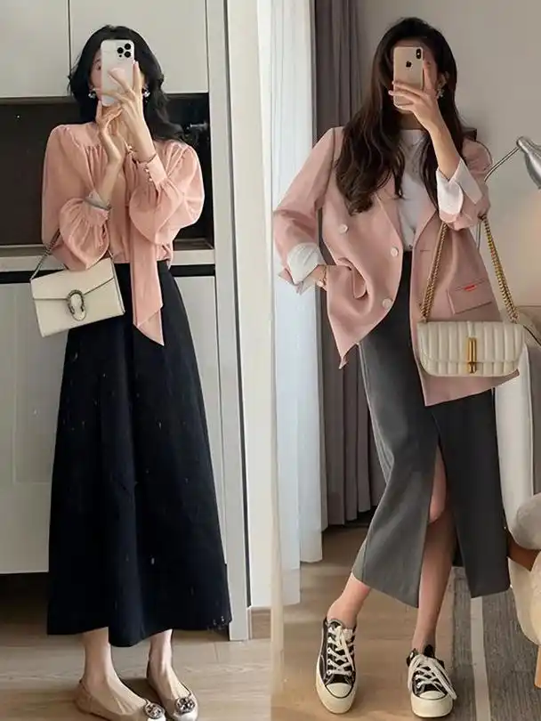 是时候摆脱黑白灰了!今年流行"粉色",照着搭配显白有气质