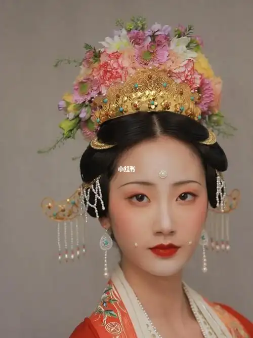宋代花冠新娘造型