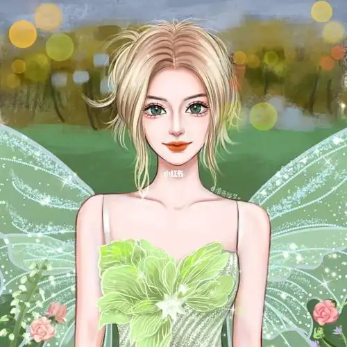 浅画一下angelababy精灵造型