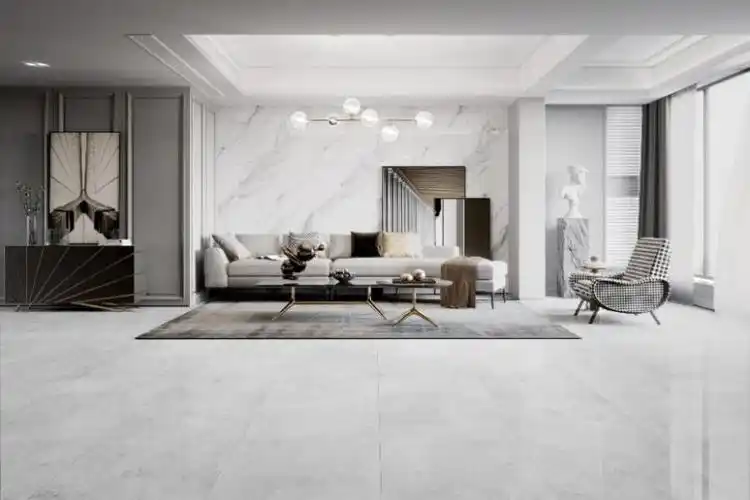 亚细亚瓷砖白色简约客厅大板大理石瓷砖亚细亚瓷砖米色简约客厅55