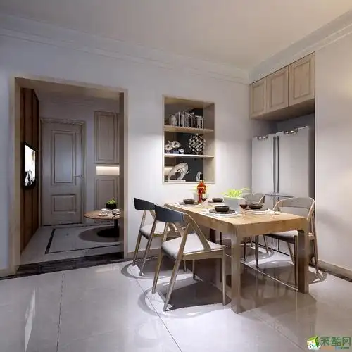 三室两厅108平米简约风格装修效果图