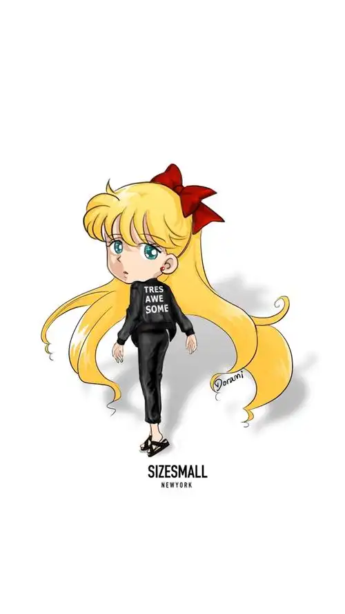 人物卡通唯美清新q图版本简约时尚布艺原创卡通漫画手绘插画动漫可爱