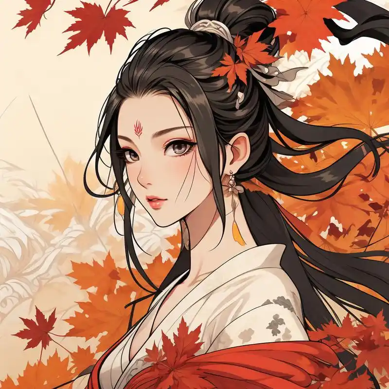 99高冷女神范,浮世绘动漫头像96 高冷女神的浮世绘动漫头像来啦!