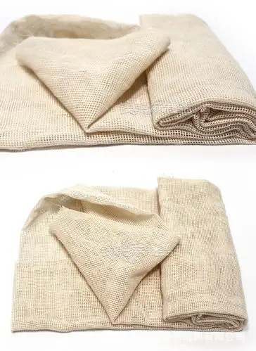苎麻布 网布 米白 小方格网眼 服装服饰箱包鞋帽饰品装饰手工辅料