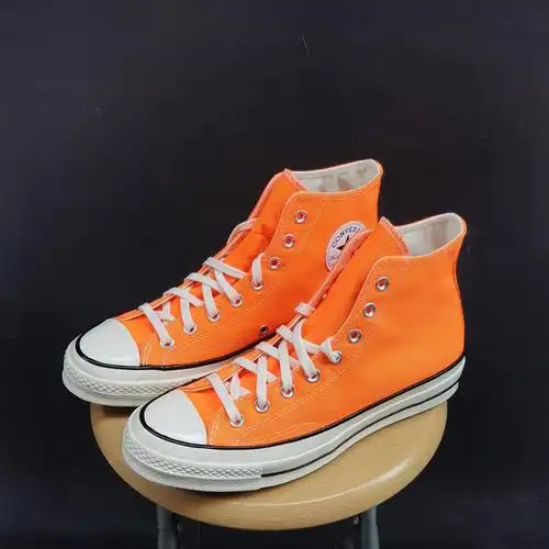 converse匡威1970s荧光橙色橘色高帮男鞋女鞋潮流帆布鞋