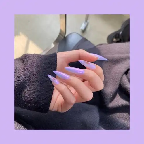 第一次做欧美尖指甲也太惊艳了06