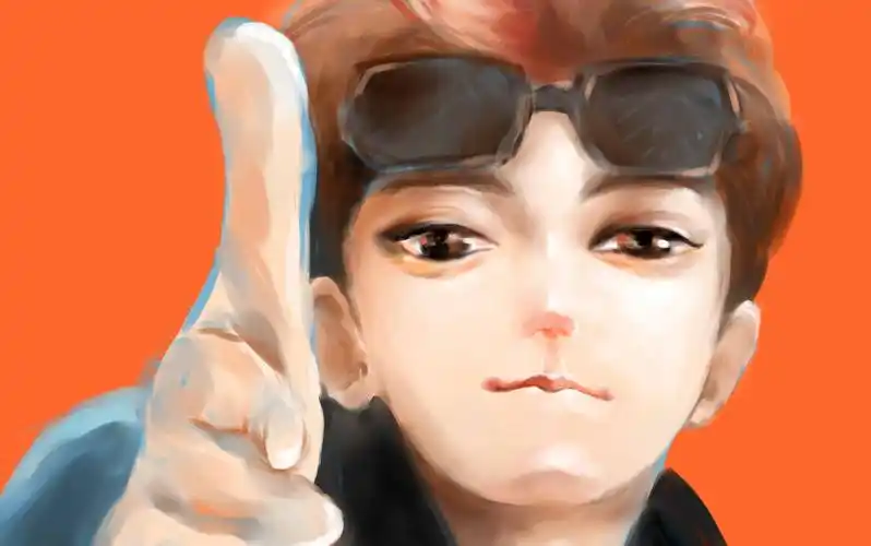 黄子韬-纽约时尚博主-sai绘画过程