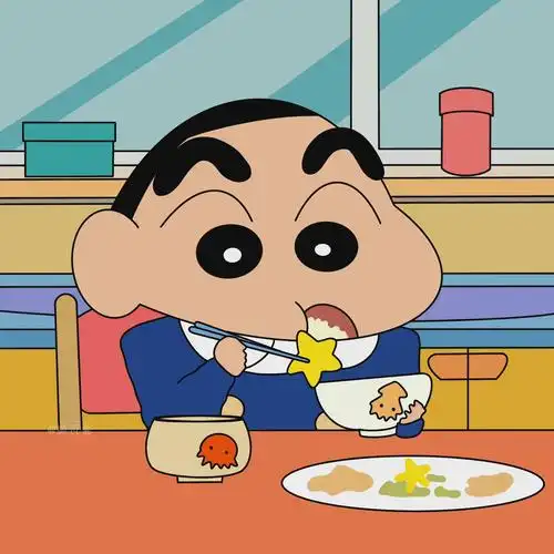 预览圆图动画片蜡笔小新主题彩色卡通头像,作者:抛瓦酱.