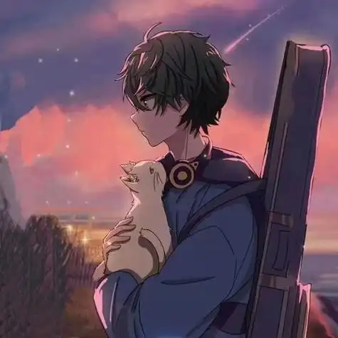 动漫头像男生二次元头像我对我自己讲和了