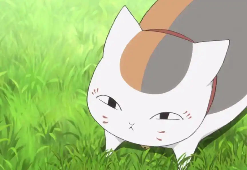 夏目友人帐:猫咪老师精美壁纸,喜欢这样的娘口三三吗?