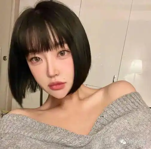 "圆脸短发",也纯欲,秋天第一剪_发型_中国_人类