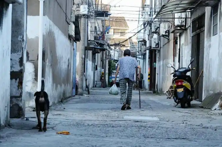 这组照片反映了住在弄堂里的邻居们的日常生活,展示了普通人