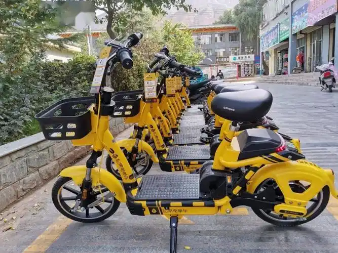 首批智能共享电单车亮相循化街头 助力市民低碳出行_松果