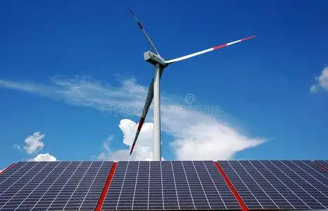 太阳能和风车图片大全