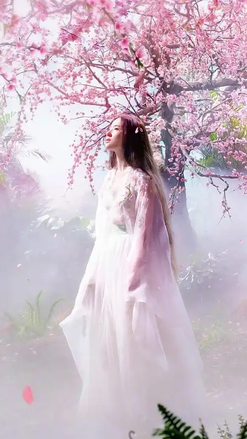 杨幂之后,刘亦菲饰演狐仙白浅,每套造型都像极了"百花仙子"!