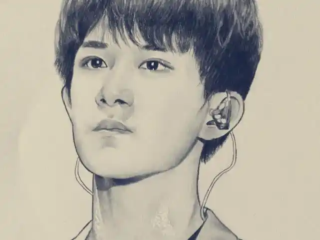 易烊千玺素描画大合集,看完作品那一刻,网友:实名制羡慕!