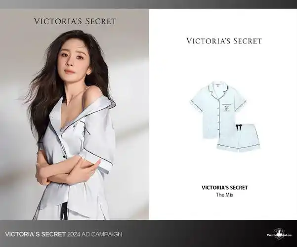 的秘密亚洲区代言人@杨幂出镜victorias secret 2024年全新广告大片