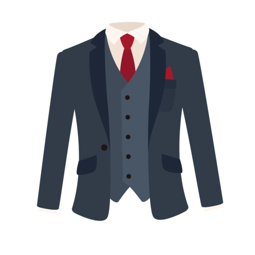 绅士西装领带男士工作服图片