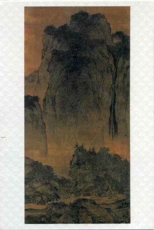 宋范宽溪山行旅图现藏台北故宫博物院