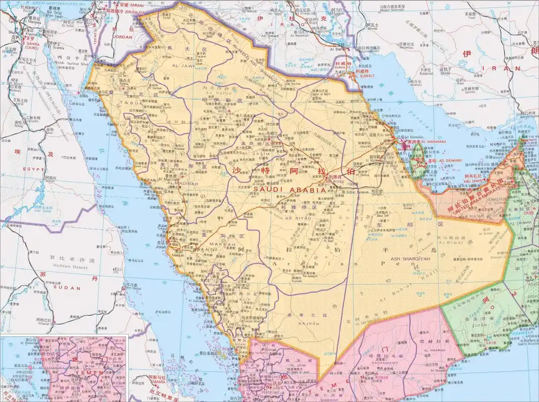 沙特阿拉伯东西两侧都靠海,地理位置是海湾国家中最优越的吗?