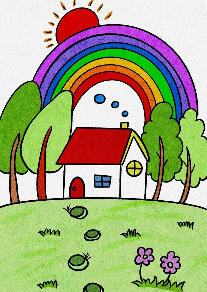 儿童简笔画 适合小班以上的小朋友!喜欢的收藏! - 抖音