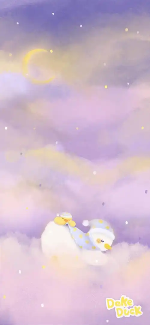 紫色系浪漫可爱手机壁纸