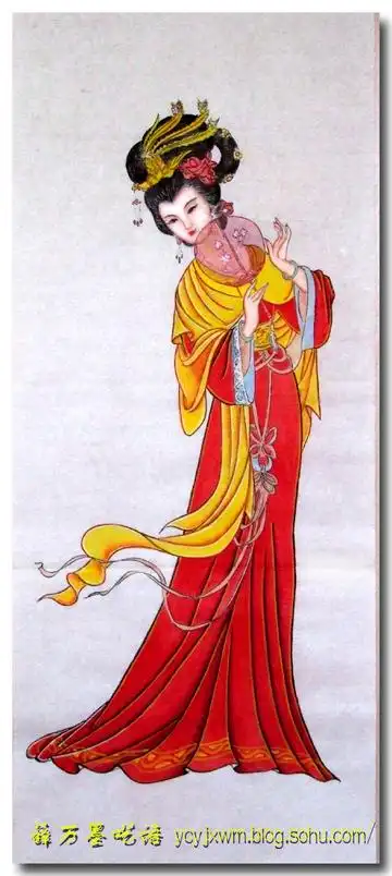 薛万墨四大美女工笔画 - 地狱壳子的日志 - 网易博客