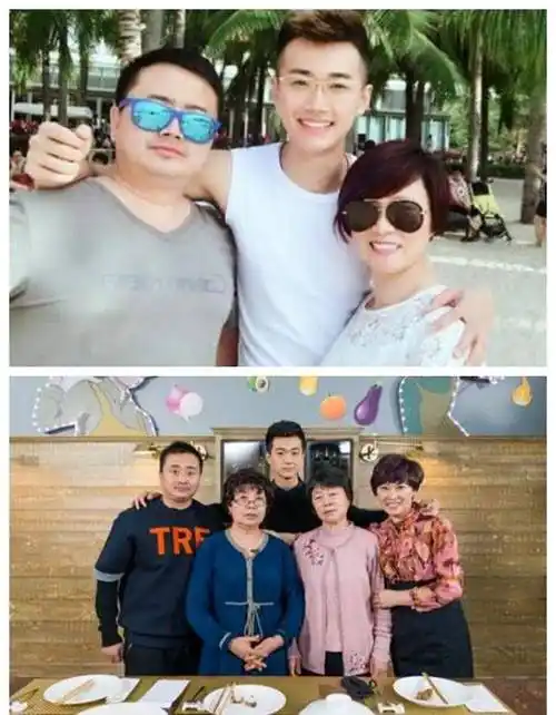 43岁赵海燕一家人沙滩游玩老公发福认不出儿子是公认校草