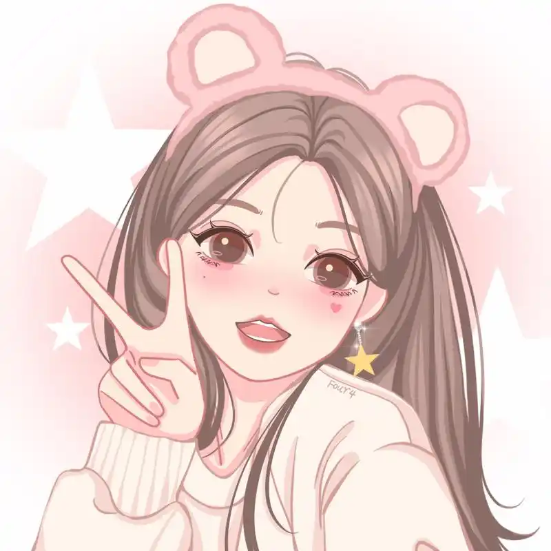 卡通头像|给生活比个耶!