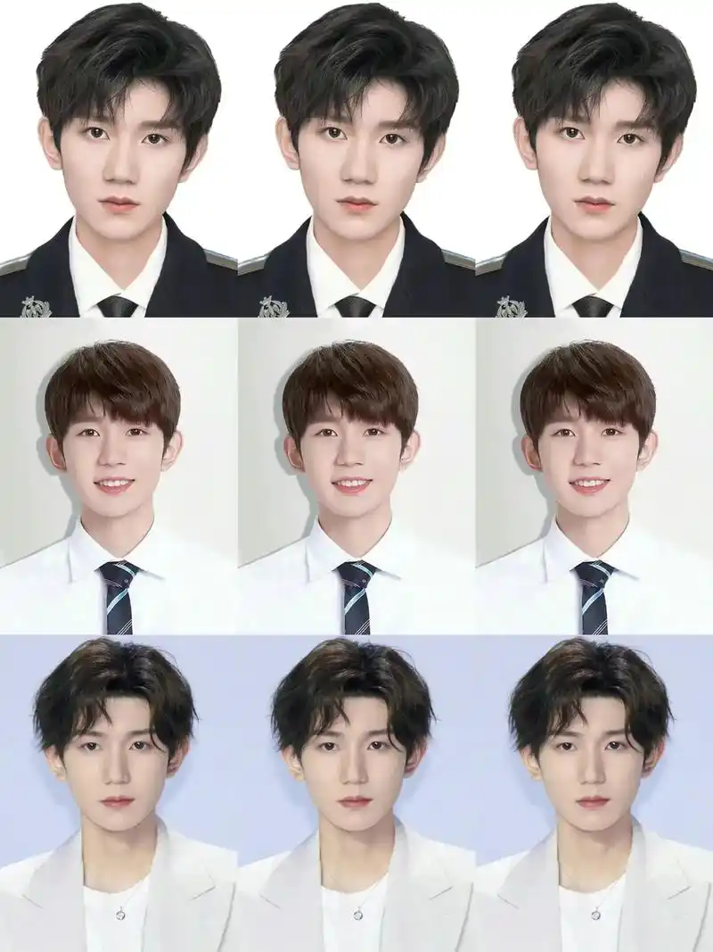 王源.#证件照 #王源 源哥牌证件照,看看变化大否,能猜出先 - 抖音