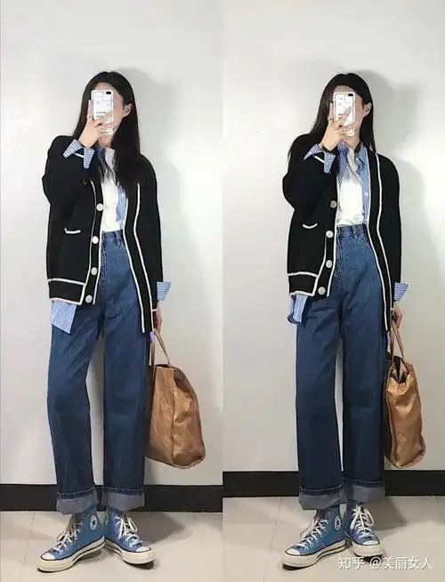 秋天牛仔裤搭配什么衣服更好看 - 知乎