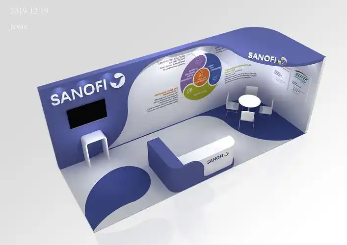 展会-展厅展位展台3d效果图设计