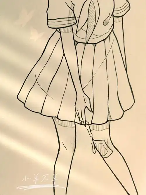 动漫少女手绘绘画教程40附过程